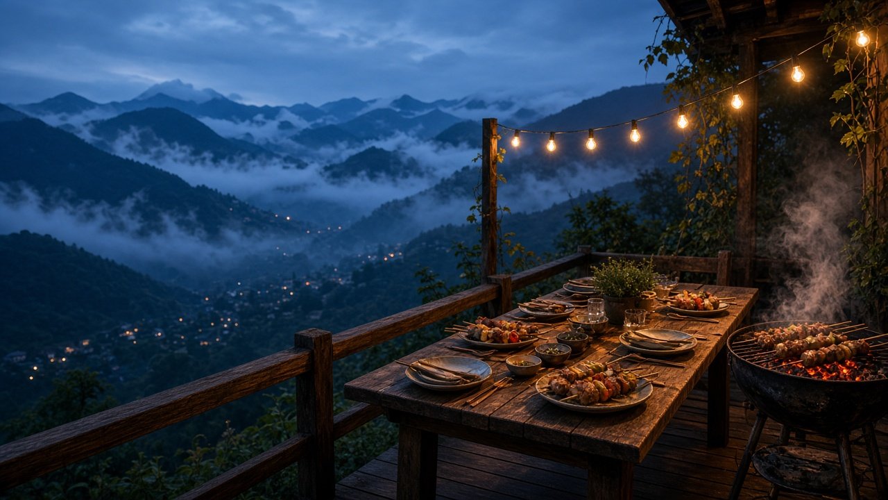 Bàn tiệc nướng